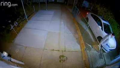 The shooting in Mayfair last night caught on Ring Camera