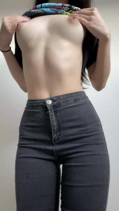 Ever wanted to know what the shy, Asian girl in your class looked like underneath? Built for cum and ready to please