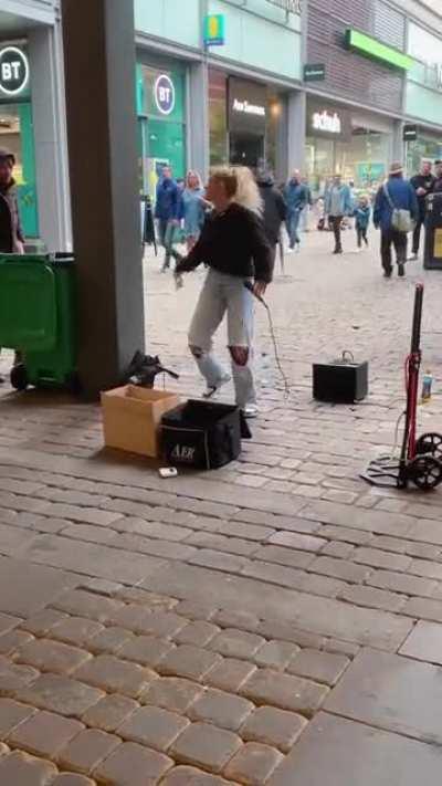 She didn’t even think twice.