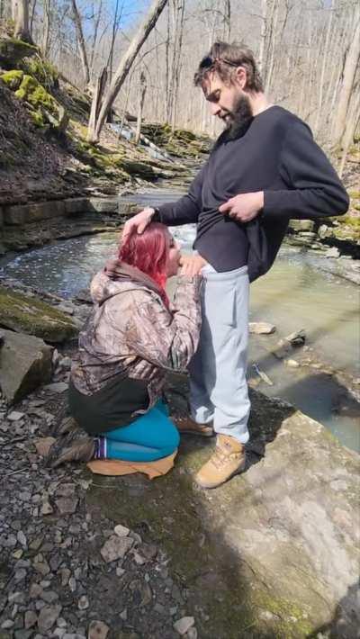 now that nice weather is cumming , ill be filling her holes everywhere we go 🥰🤤