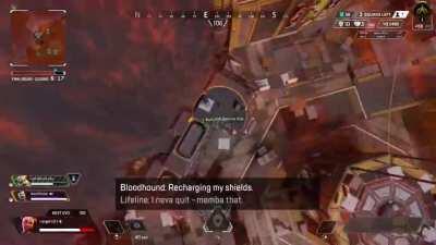 got respawned in final ring for the clutch!