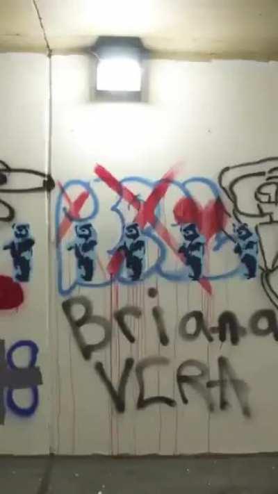 He cut and spray-painted 386 bears to make an animation.