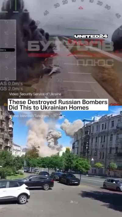 This is what Russia’s Tu-95s and Tu-22s did to Ukraine. After yesterday, there are fewer of them.