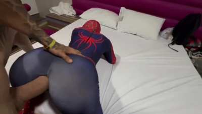 Assfucking A Latina Spider-Woman