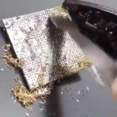 Make sure to clean off the protective pins before installing your CPU