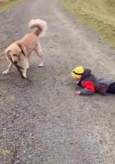 You better not take my stick!