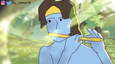 You guys asked for it and I delivered . Here is the final version of "Lord Krishna Playing Bansuri". It took me 21 days of full time work to complete it but I learned a lot from this. Hope you enjoy this and looking forward to more requests