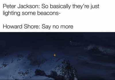 The beacons are lit!