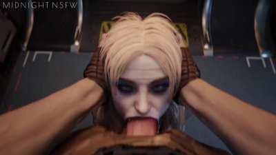 Harley gets face-fucked (Midnightnsfw) [DC]