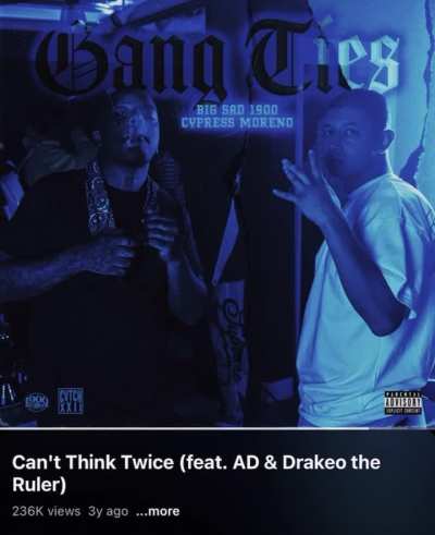 A slept on Drakeo x AD song recorded at Pun’s studio