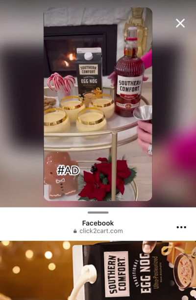 Best way to sell and serve eggnog…is barefoot of course! 