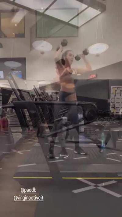 Paola DB training 🏋‍♀️