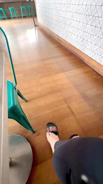 Oops… my shoes fell off again 🤭