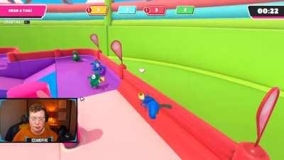 Well, that’s one way to keep your tail.