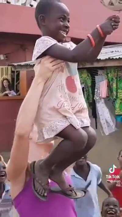 She made their day...