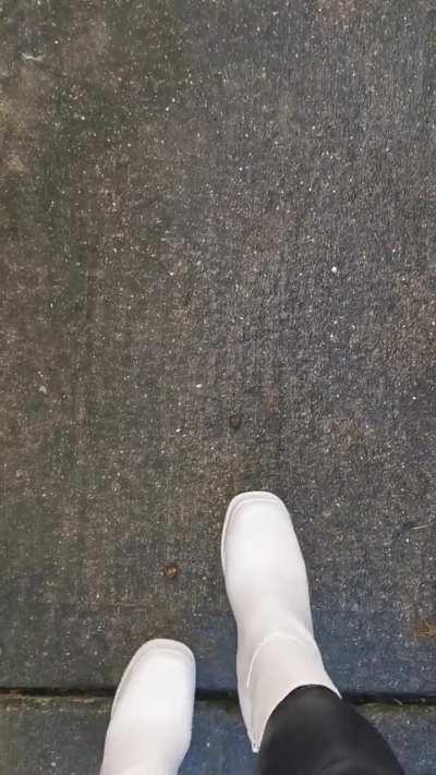 New platform ankle boots crush snails