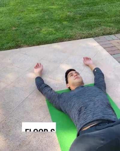 A quick 4-exercise routine for posture! - @power.lean - feel free to DM for personal training inquiries!