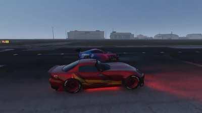 Did a drag race in public session with Randoms , didn't get blasted