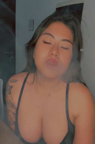 Lips wrapped around the cigarette, smoke dancing with every exhale… I know you’re addicted to every breath I take