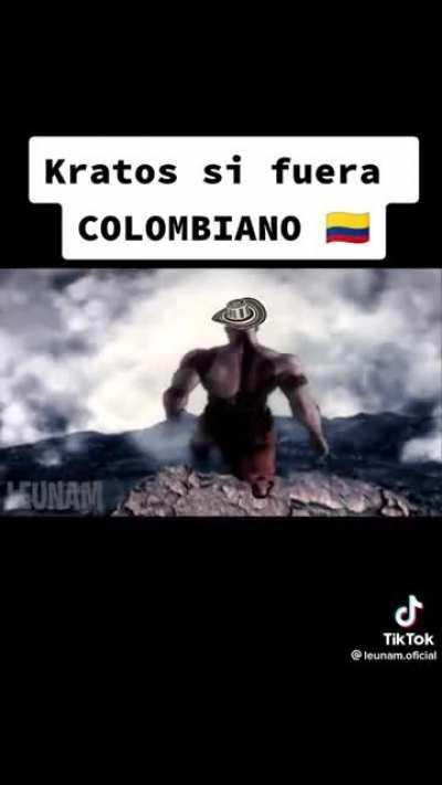 Kratos si fuera colombiano.