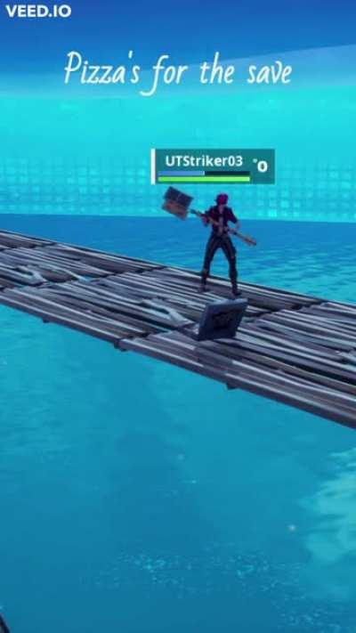 Checking whether a pizza box can save us from fatal fall damage