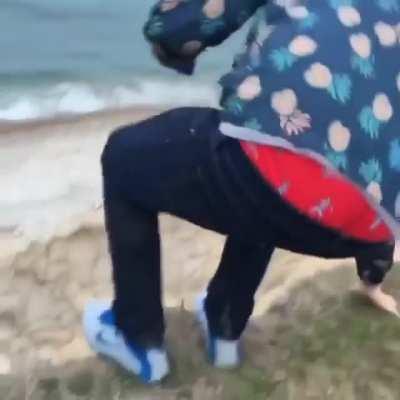 The beer cracking just really adds to this one