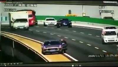 What Could Possibly Happen, Fixing Your Car On A Busy Freeway?