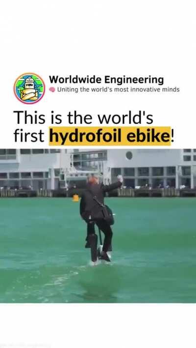 Hydrofoil ebike