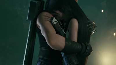 And when Cloud and Tifa remain behind alone, in their final hours, they reveal their feelings for each other together - Final Fantasy VII 20th Anniversary Ultimania 💖🌹