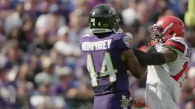 [Highlight] Marlon Humphrey and Odell Beckham Jr. fight