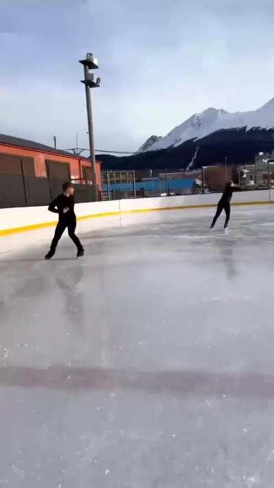 Femboy Latinos can into winter sports [Ushuaia, Argentina]