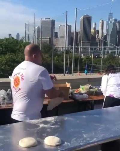 Amazing Pizza making skills