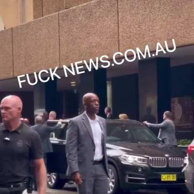 Obama in Sydney so expect increased police presence etc...