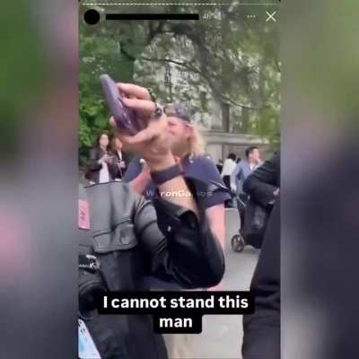 Girl runs up on Myron from 