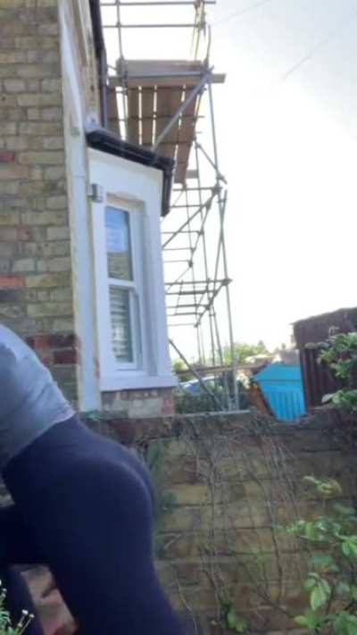 Freya Allan showing up bubble ass - in IG story.