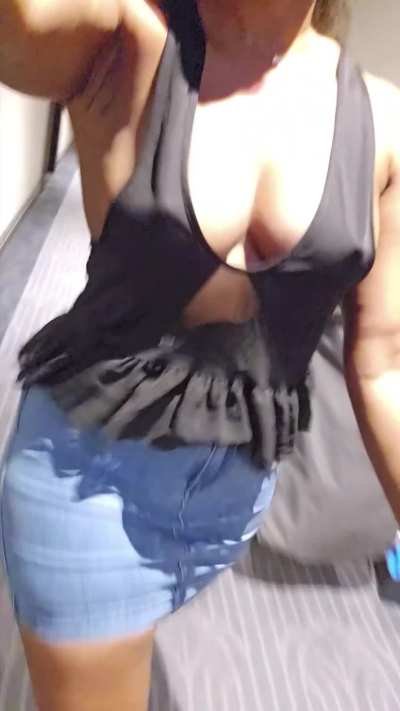 Didn't expect this top to be so sheer in the light 🤭