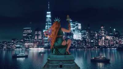 NYC burning in the background is crazy tho