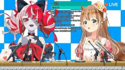 We, humans, had Hotdog Eating contests, Beer Chugging contests, etc. Now, Hololive presents you: 