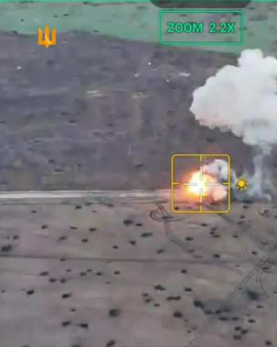 Ukrainian UAV teams witnessed a reported seventeen Russian armored and unarmored vehicles hit defensive mine barriers in the Kursk region. Published November 16, 2024