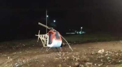 Man dies while testing homemade helicopter on 10/08/2021 (Maharashtra,India). More info in comments.