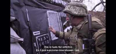 Ukrainian soldiers naming there trench with stalker references