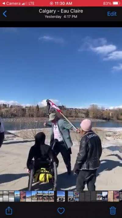 Ok, I posted a photo yesterday (and deleted) about the violent Nazi, y’all went nuts about how it was a fake/staged story. Turns out the photo was a Live Photo. So here’s a bud Here you go r/Calgary, stay toxic! Case#CA21102980