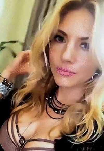 Showing off her beauty