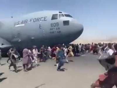 Wtf bro They think they can fly from Afghanistan to America