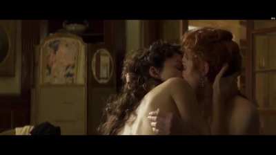 Keira Knightley and Eleanor Tomlinson