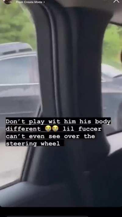 this kid is unbothered