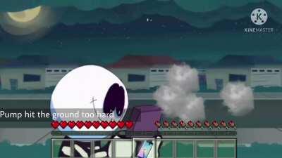 Pump dies but it’s minecraft