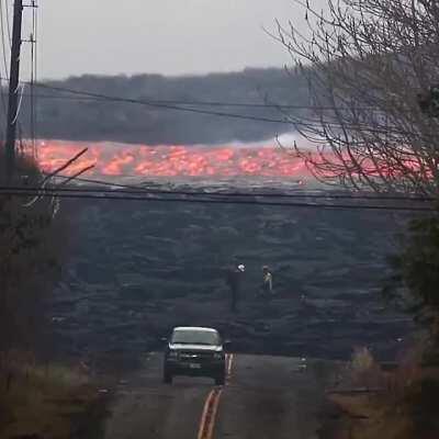This is not a time-lapse video. Amazing footage of a river of lava moving at an incredible speed captured by photographer Ken Boyer.