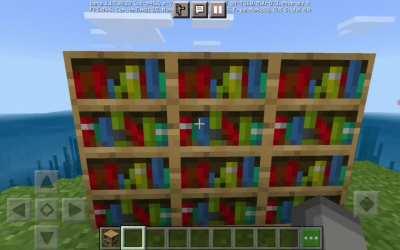 ill never look at minecraft bookshelf at the same way again