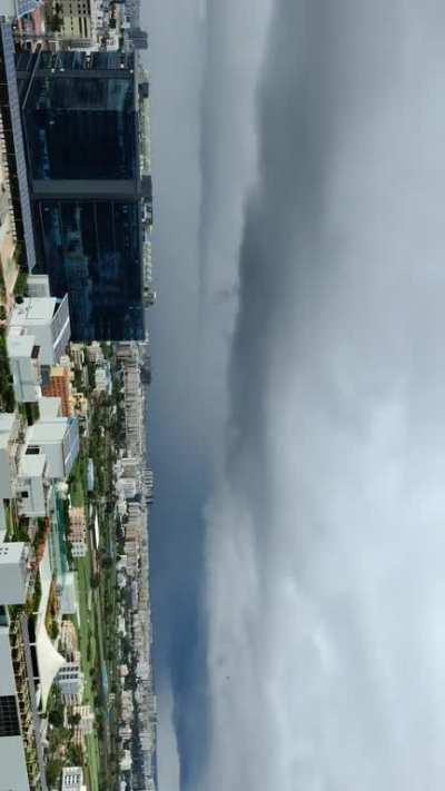 it came and it poured.